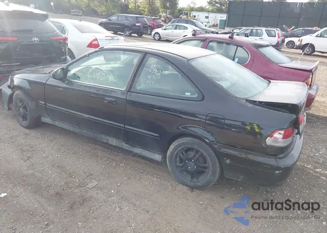 1999 Honda Civic Ex z USA, uszkodzony, nr VIN 1HGEJ8247XL053161